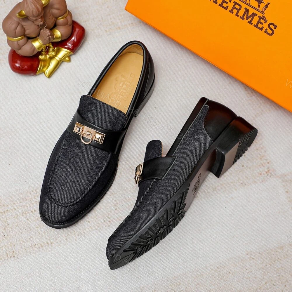 View 5 of Hermes Blaise Loafer Black