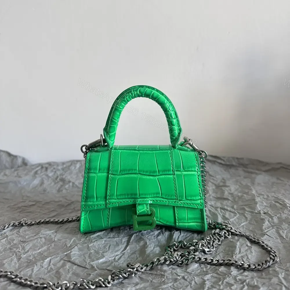 高仿Balenciaga*Nano系列迷你沙漏包綠色 — view 1