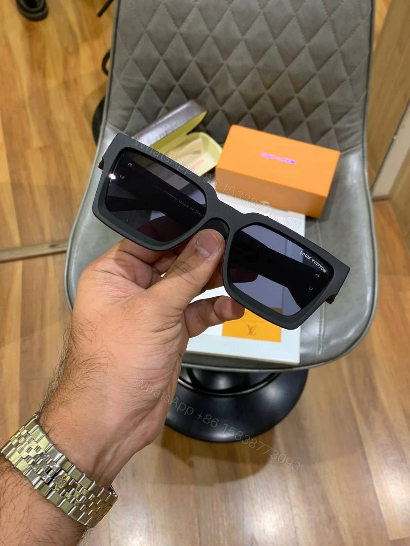 View 2 of First Copy Louis Vuitton Black Wayfarer Frame Men’s Sunglasses