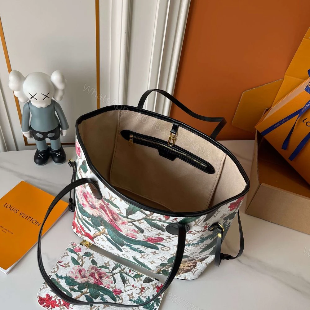 View 8 of Louis Vuitton Neverfull MM Monogram Canvas Dune 32Cm