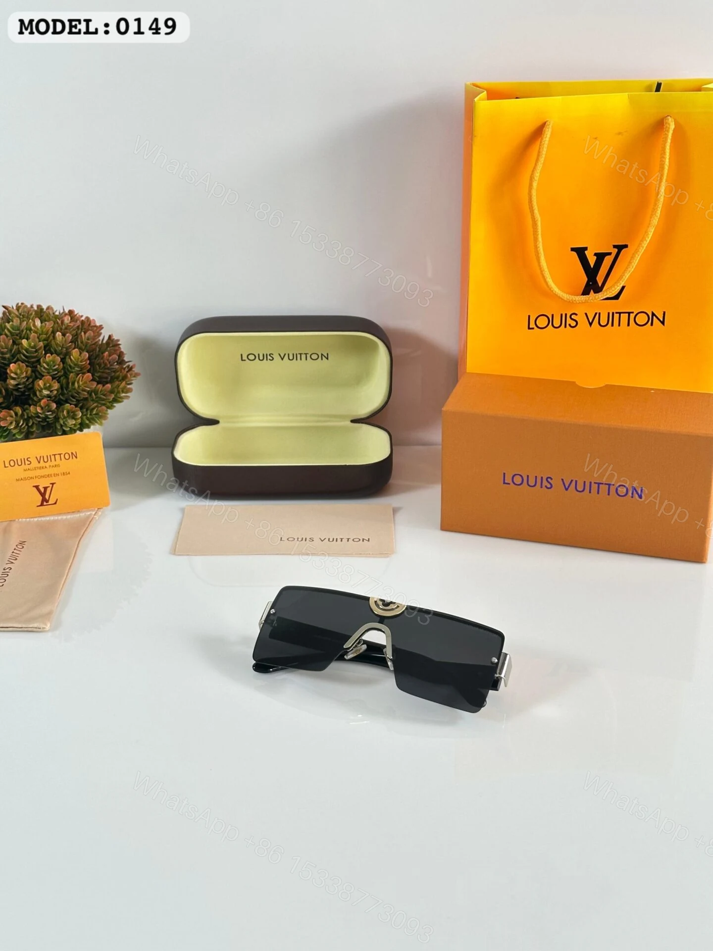 View 2 of Louis Vuitton LV Sunglasses Black