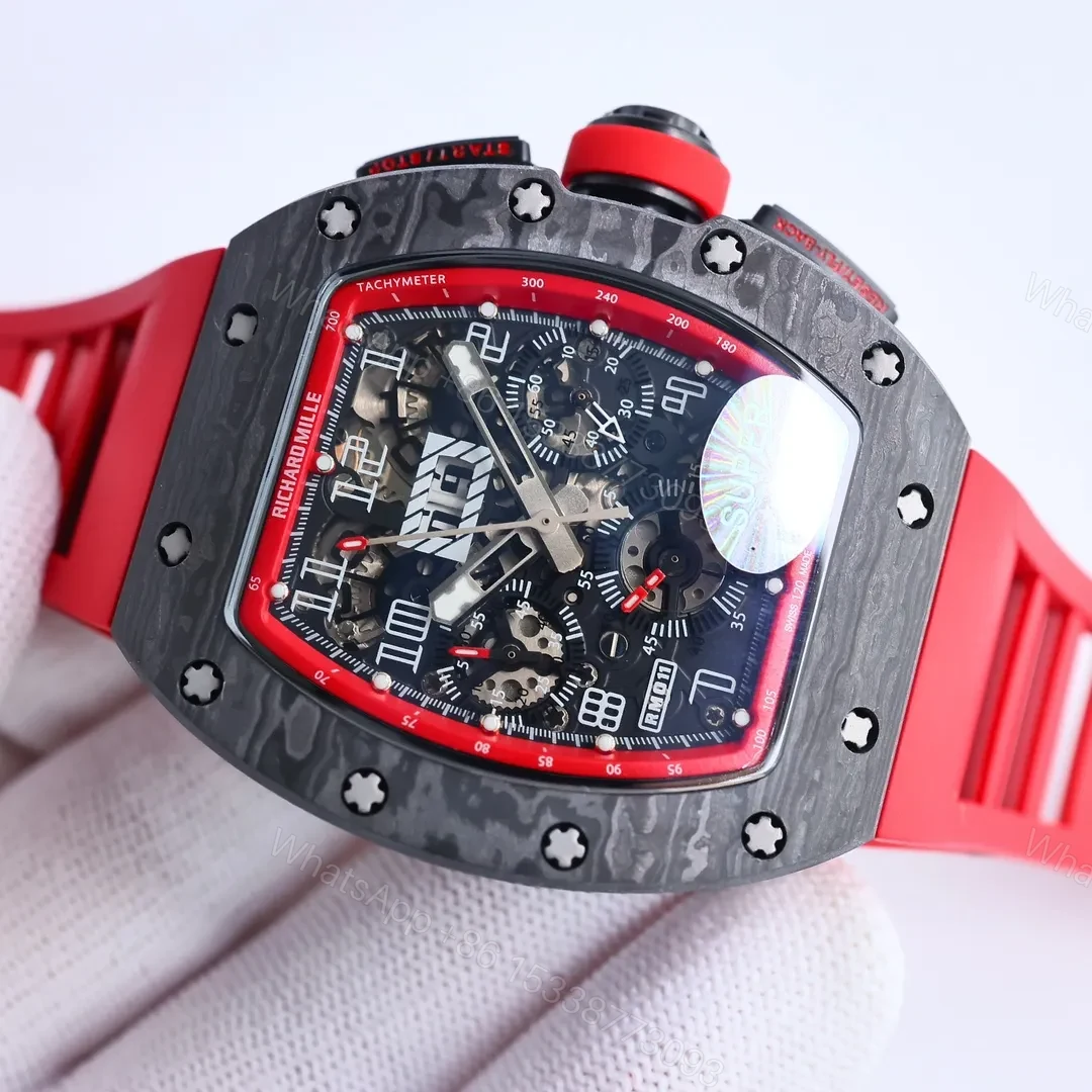View 4 of BBR Factory Richard Mille RM011 Red Flyback Watch