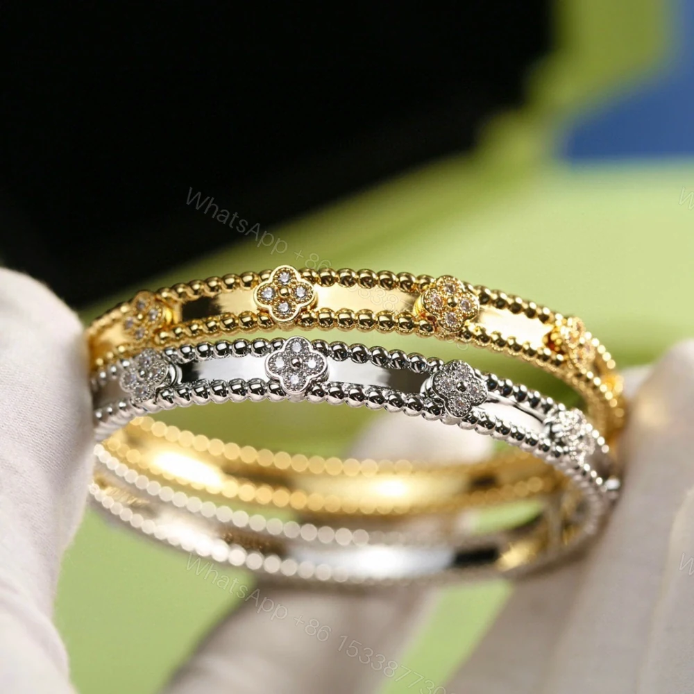 View 5 of 高仿首飾VanCleef&Arpels*RP6X500萬花筒手鐲窄版黃金款