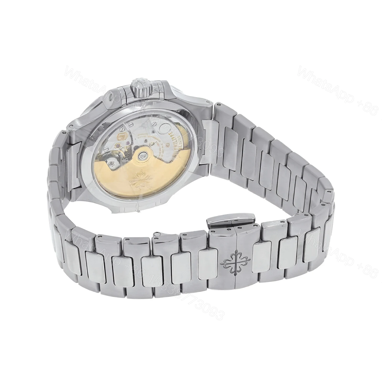 View 3 of Patek Philippe Nautilus Platinum Blue Replica