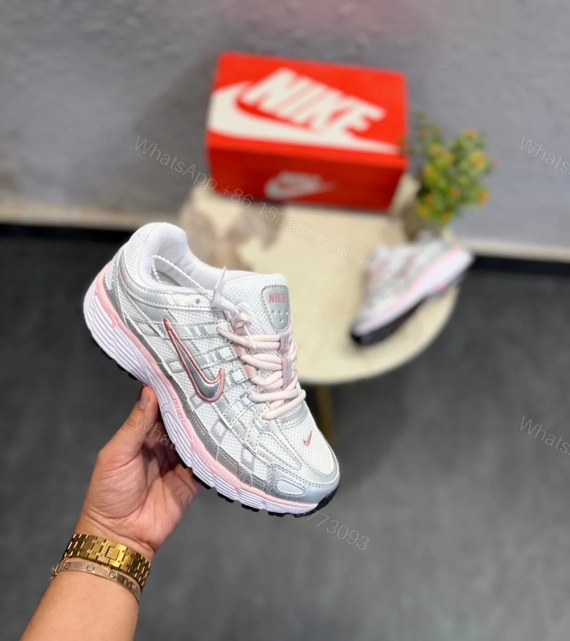 View 8 of Nike P-6000 Trainer First Copy Shoes Baby Pink | COD India