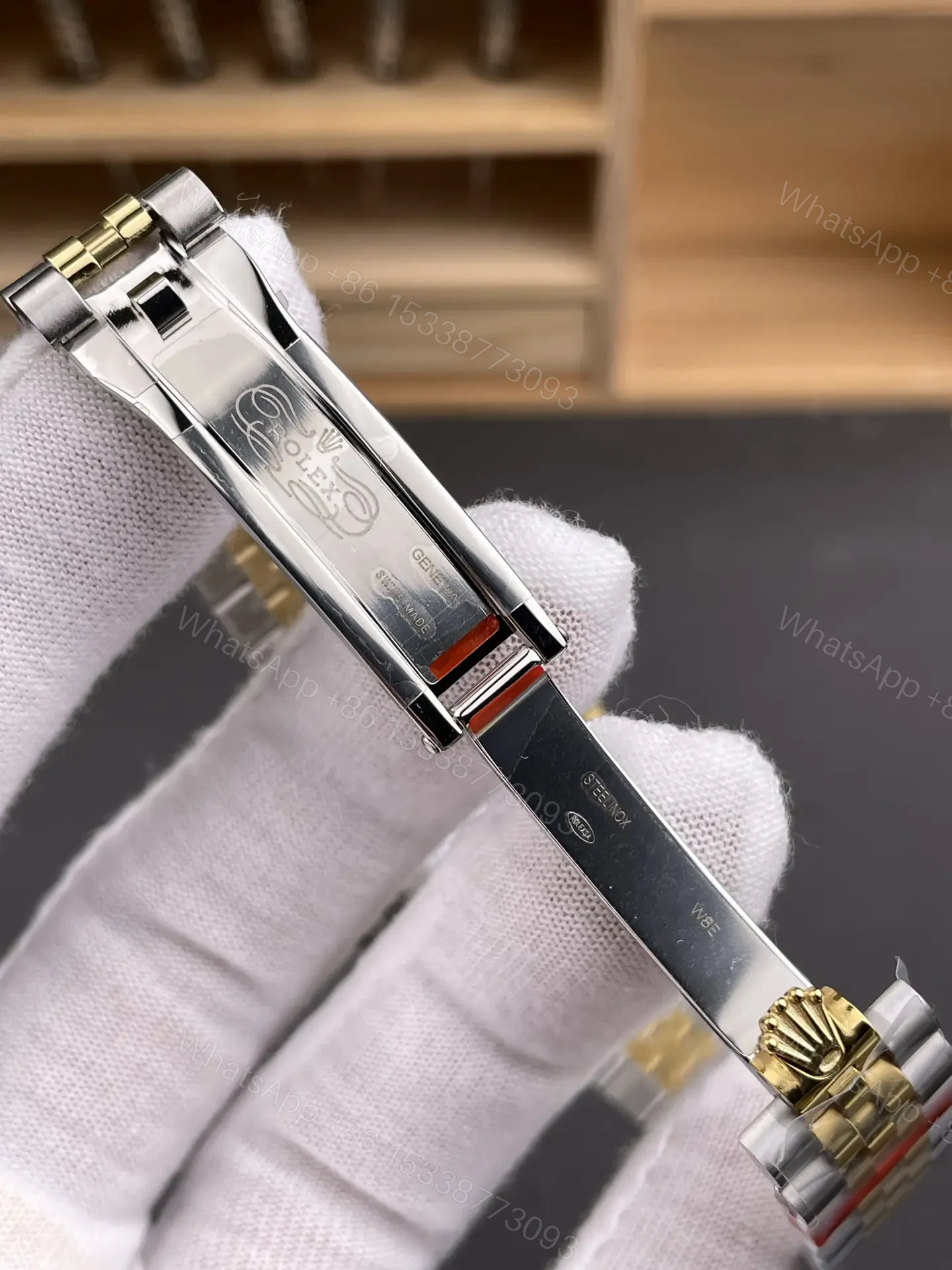 View 7 of Rolex Datejust 31 Rolesor Yellow Diamond Jubilee MOP 178383-0008