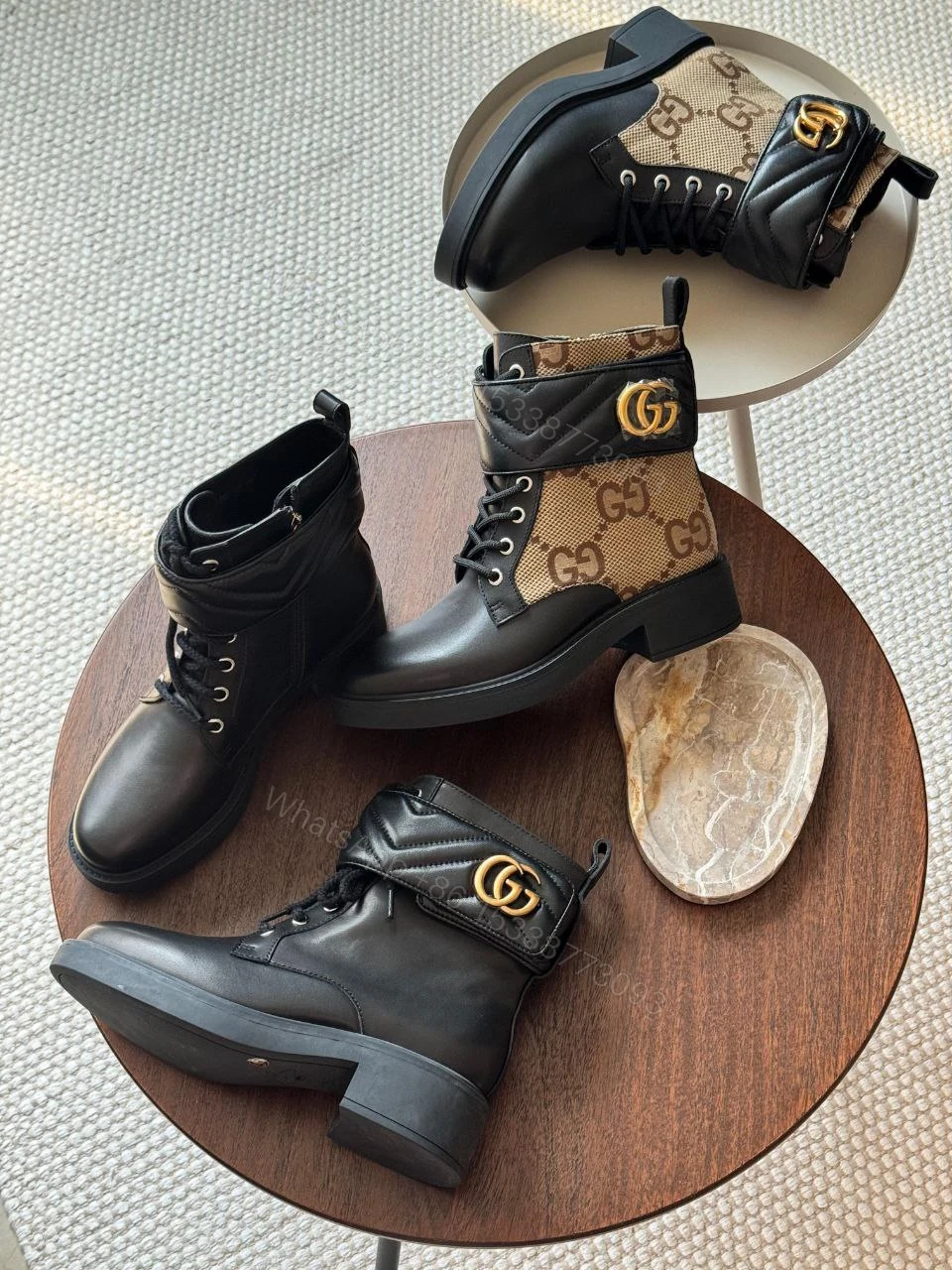View 4 of Gucci Ankle boots with logo