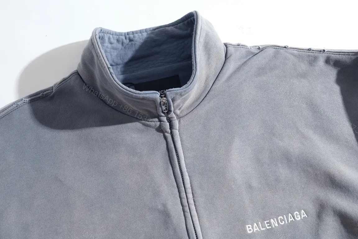 View 2 of Grey Fleece Zip Hoodie: Minimalist Luxury, All-Day Comfort
