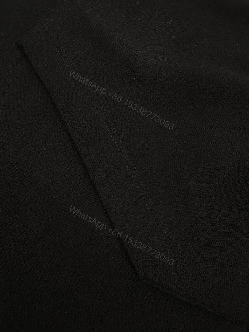 View 8 of Black Hoodie with Brown Lined Hood - Premium, Minimalist, Cozy Comfort
