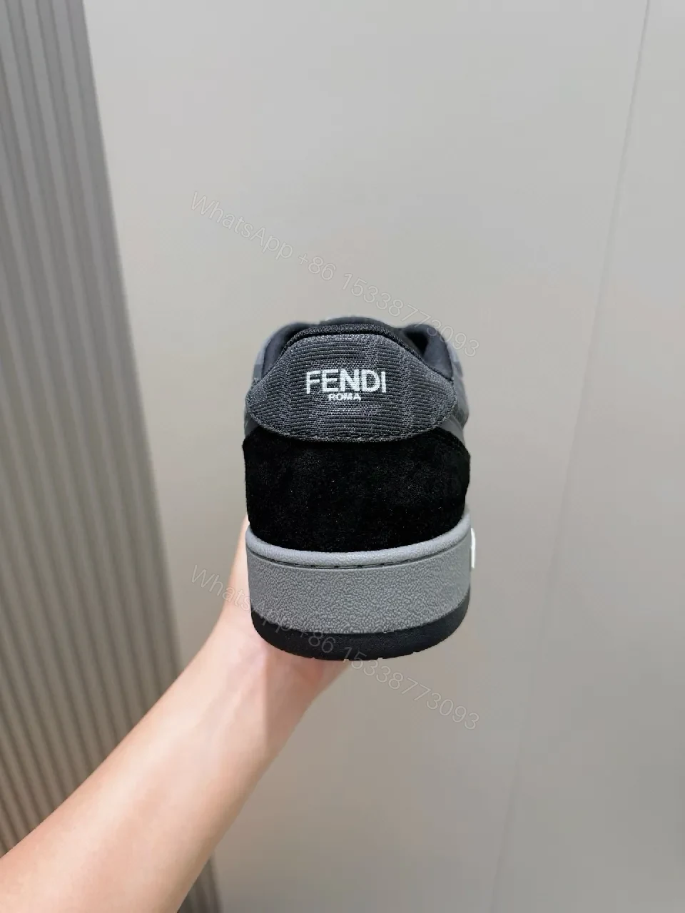View 5 of Chic Monochrome Trainer: Signature Detailing, Everyday Luxury