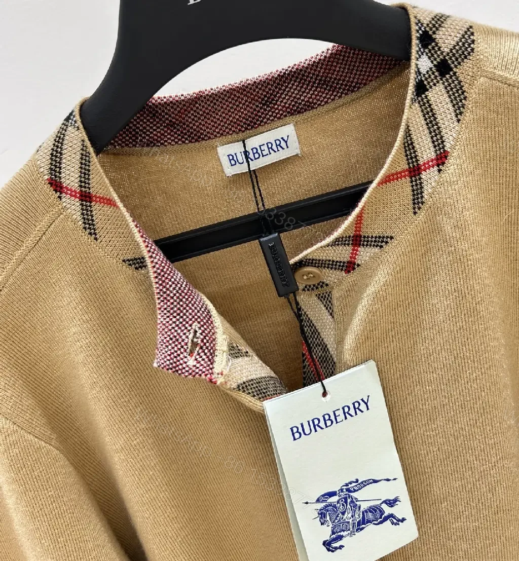 View 8 of Warm Camel Merino Knit Cardigan with Luxe Interior Check