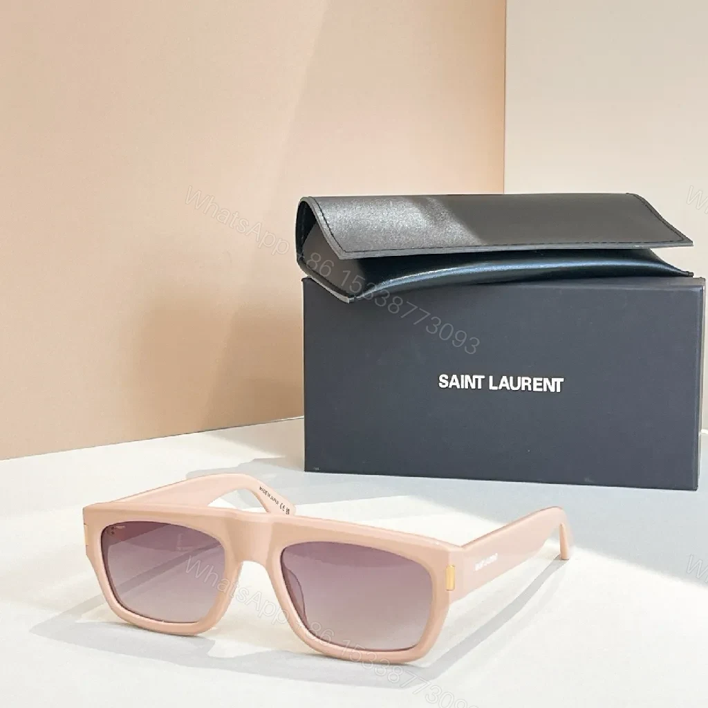 View 8 of Chic Black Acetate Sunglasses – Modern Rectangle, UV400 Lenses