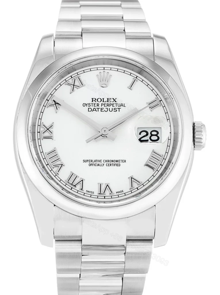 Replica Rolex Datejust White Dial 116200-2 36 mm — view 1