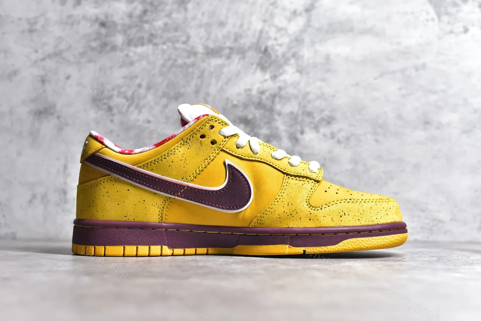View 2 of Nike Dunk SB Low Yellow Lobster Replica