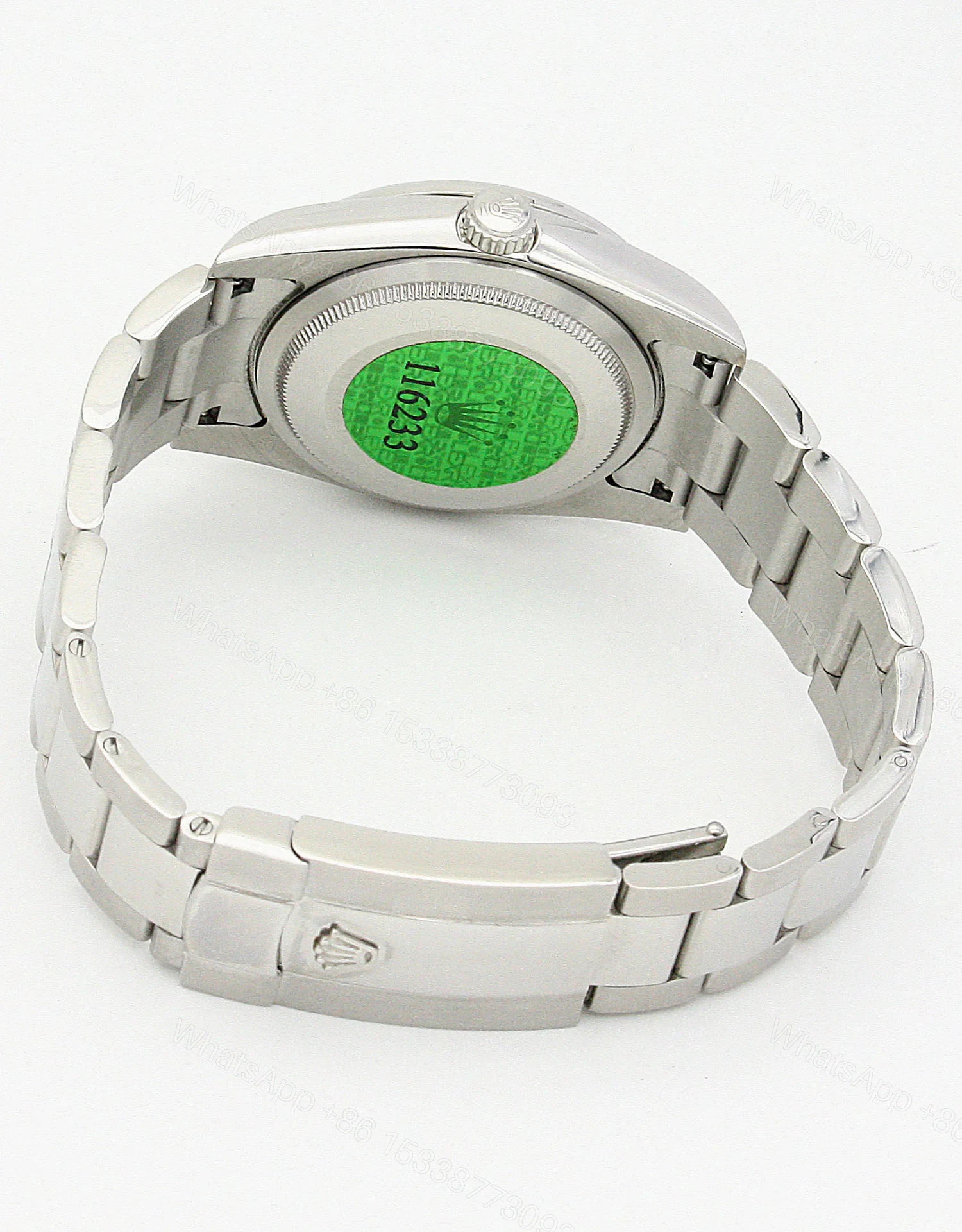 View 4 of Replica Rolex Oyster Perpetual Lady Blue Dial 177200 31 mm