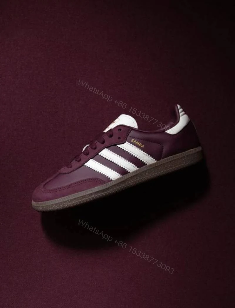 First Copy Adidas Samba Maroon — view 1