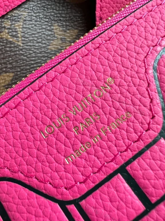 View 2 of Louis Vuitton Monogram Crossbody: Pink Accent, Luxury Practicality