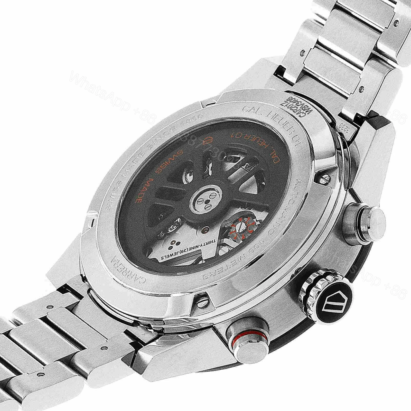 View 4 of TAG Heuer Carrera 01 Steel Black Replica