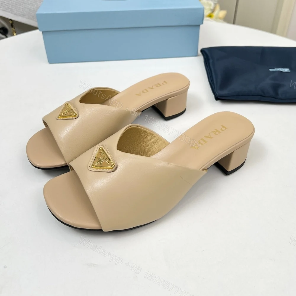 View 5 of PRADA PADDED NAPPA LEATHER SANDALS BEIGE 1XX711 2DL8 F0036 F A035