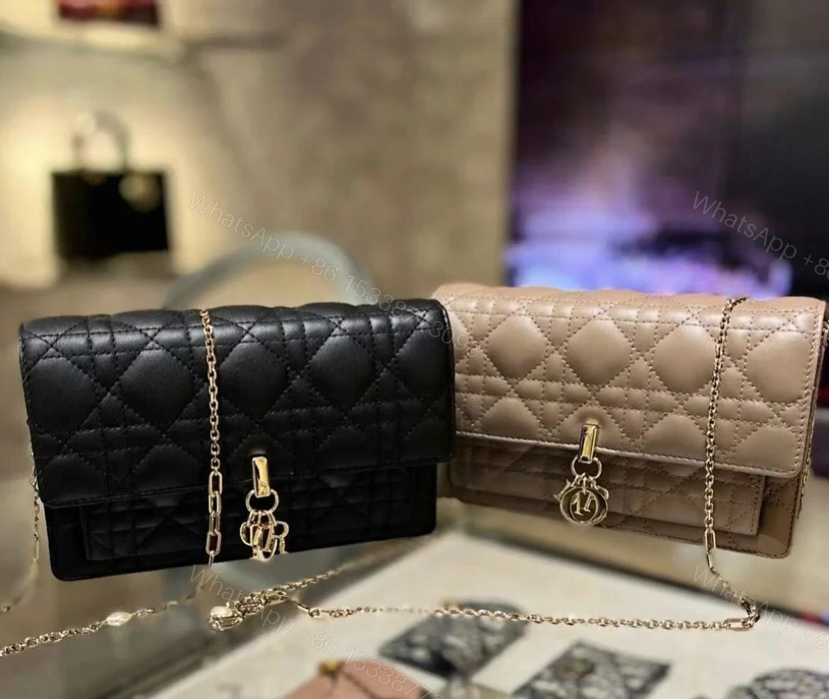 DIOR LADY CHAIN POUCH — view 1