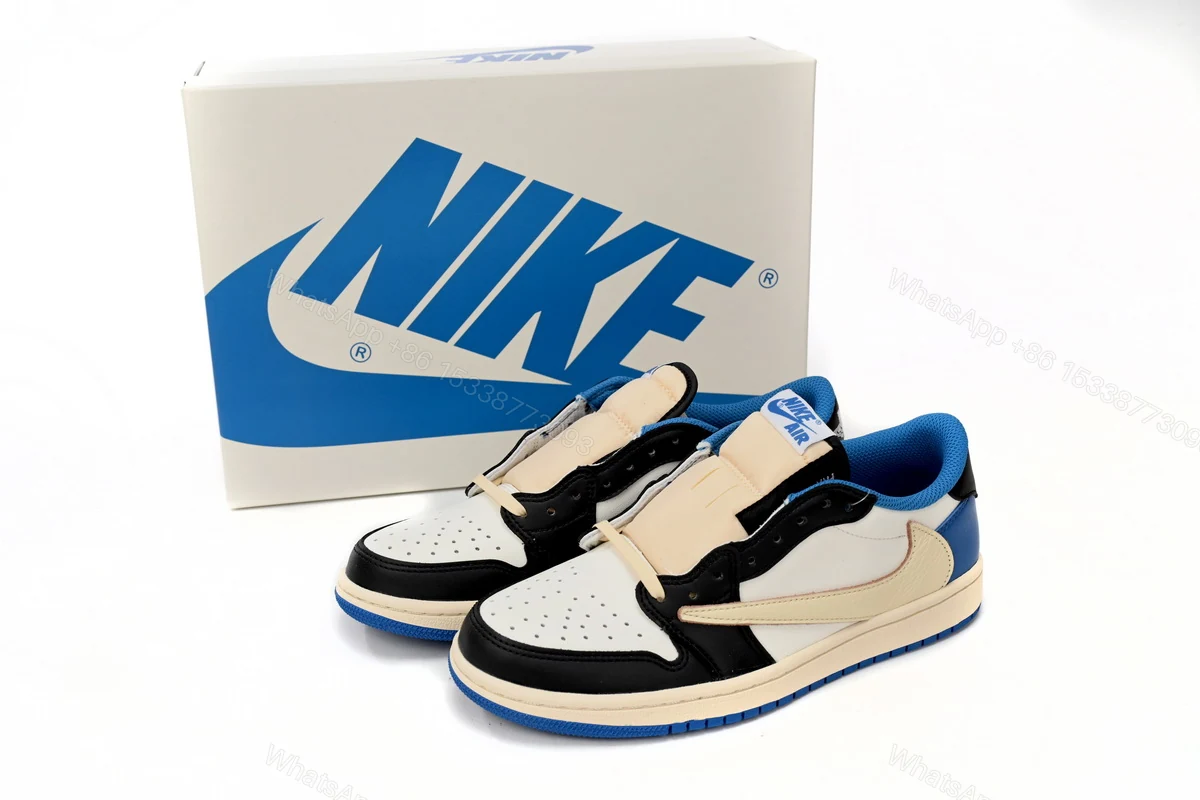 Fragment Design x Travis Scott x Air Jordan 1 Low-DM7866-140(Top version) — view 2