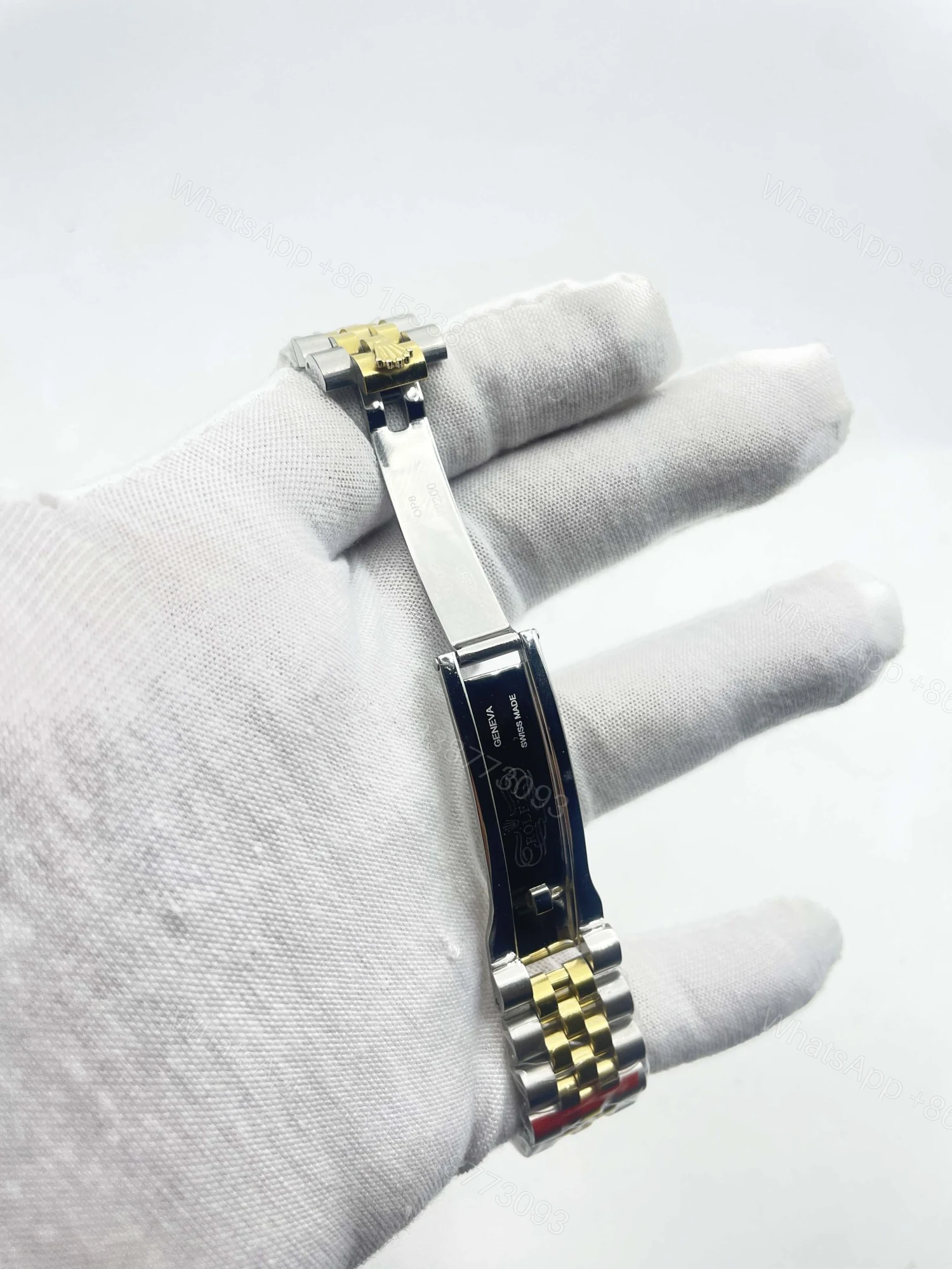 View 4 of Rolex Datejust 36 Steel and Yellow Gold Diamond Dial Ref.16233