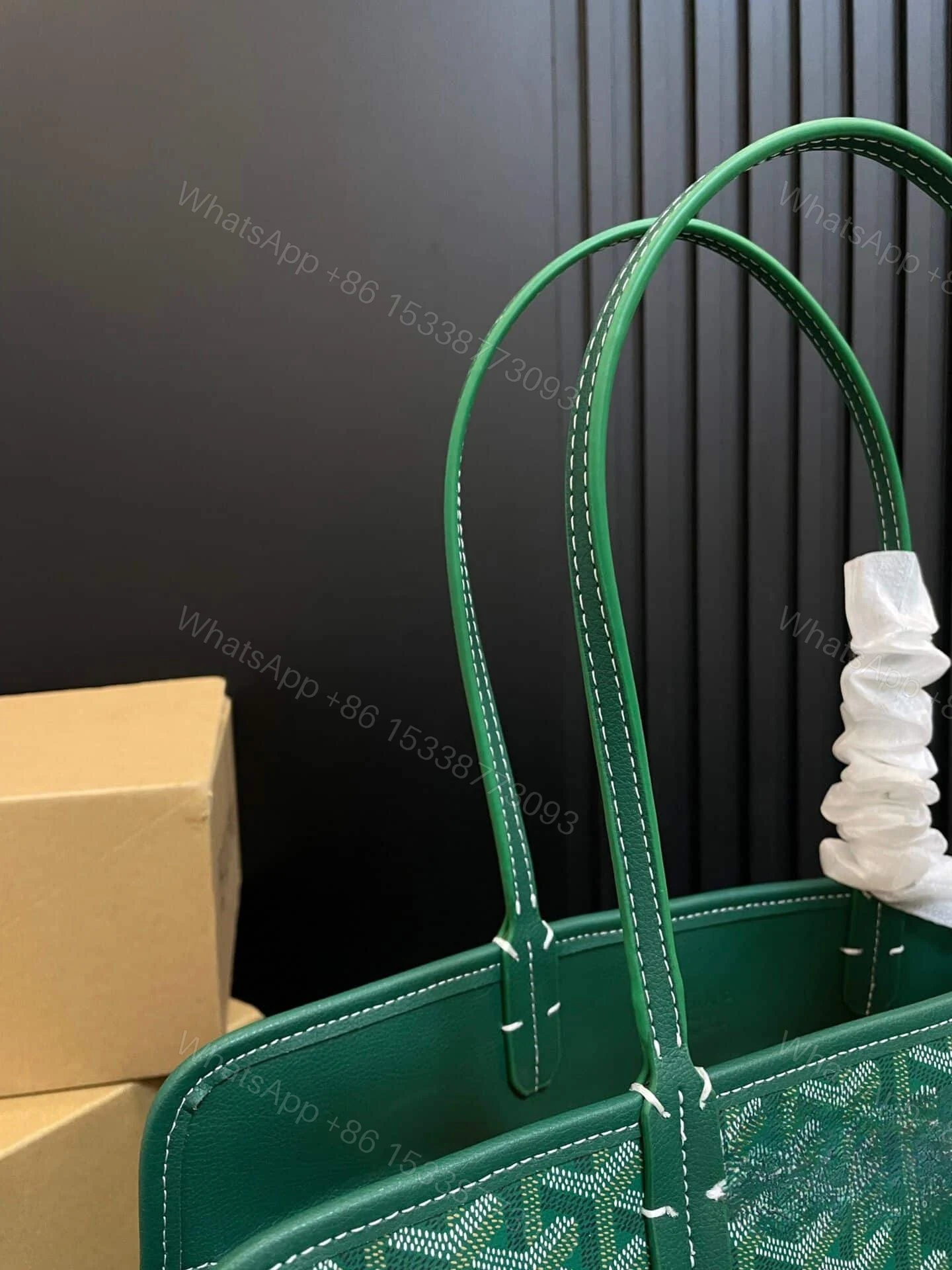 View 5 of GOYARD HARDY PM BAG GREEN 41CM HARDY2PMLTY09CG09P