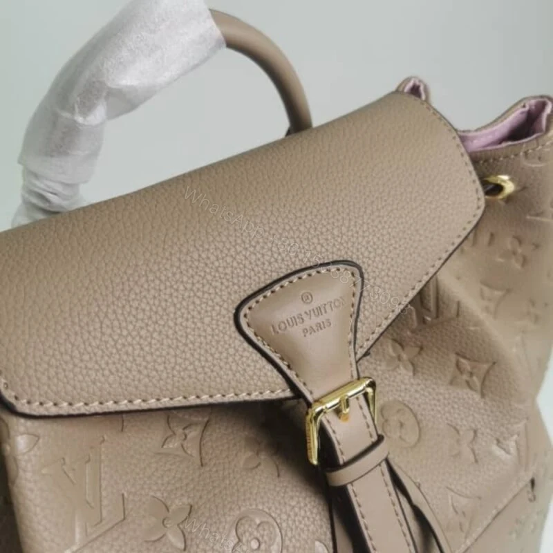 View 3 of Louis Vuitton Montsouris Backpack Empreinte Turtledove 32Cm M45410