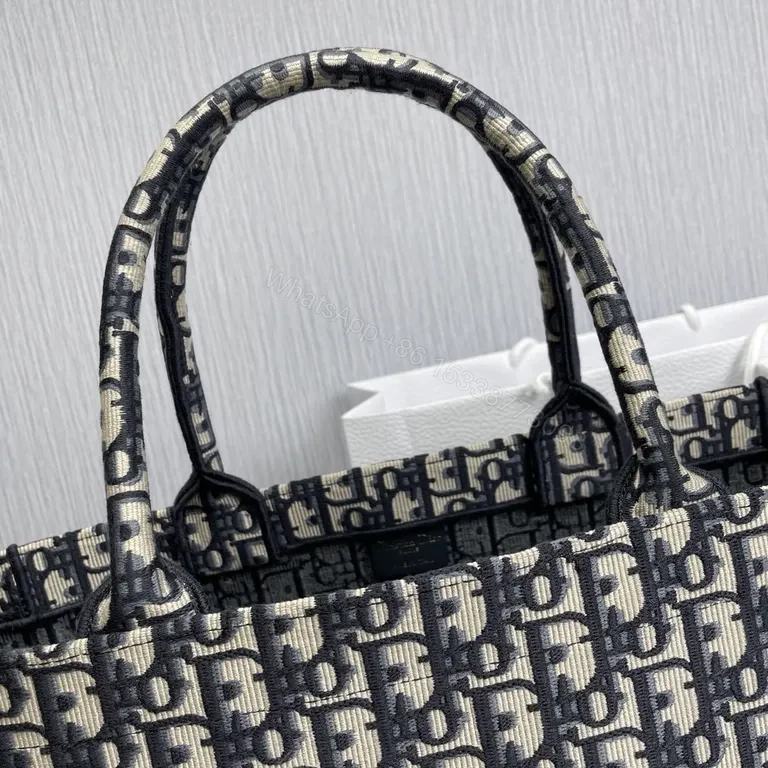 View 5 of Iconic Dior Monogram Tote: Luxe Everyday Briefcase Style