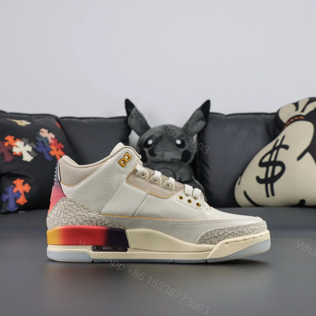 View 2 of Air Jordan 3 Retro x J Balvin ‘Medellin Sunset’ Reps