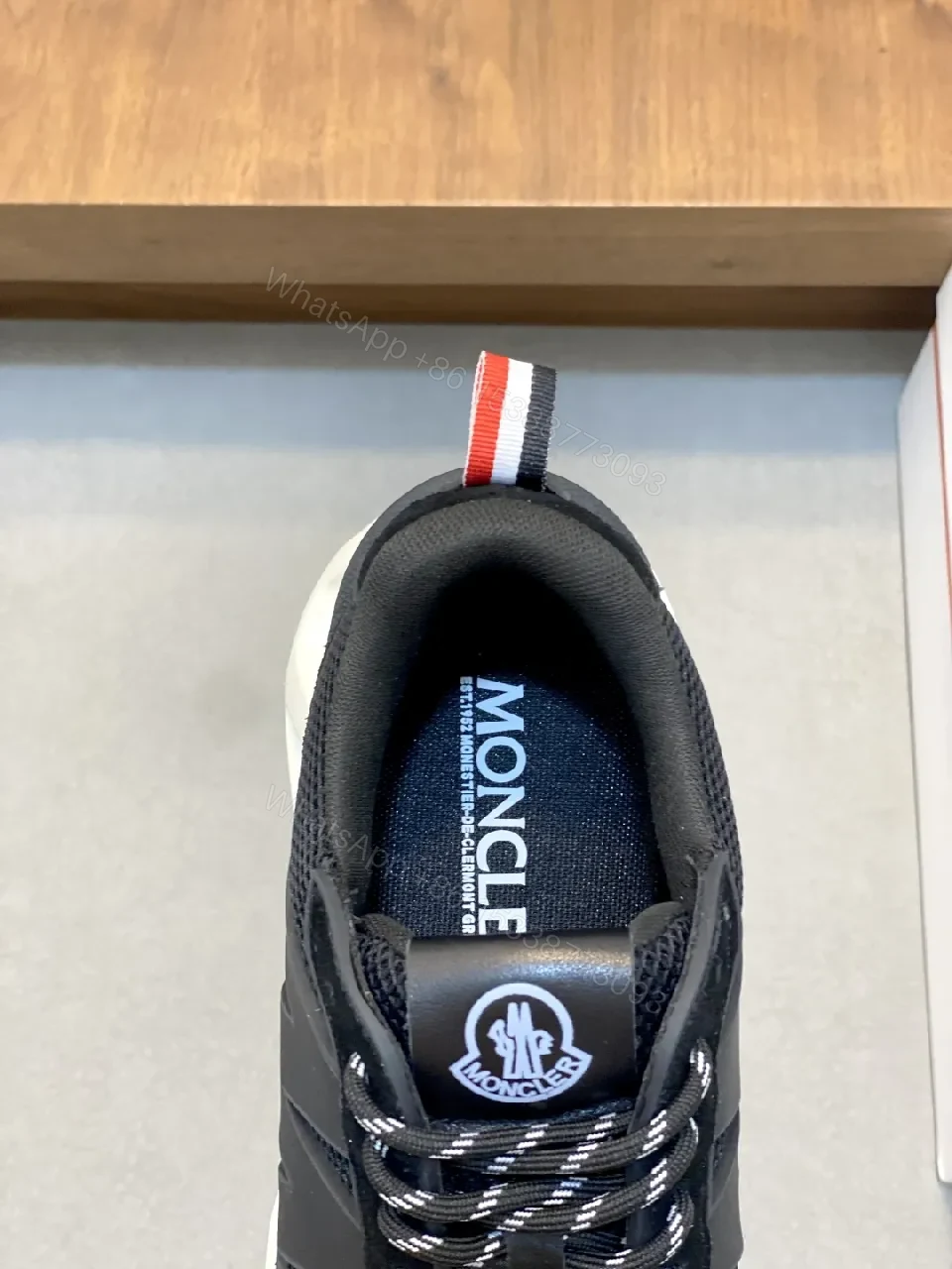View 2 of Bold Comfort: Moncler-Inspired High-Top Sneakers