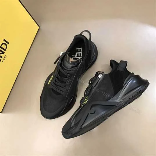 View 5 of FENDI CHUNKY LACE-UP TRAINERS – FD24