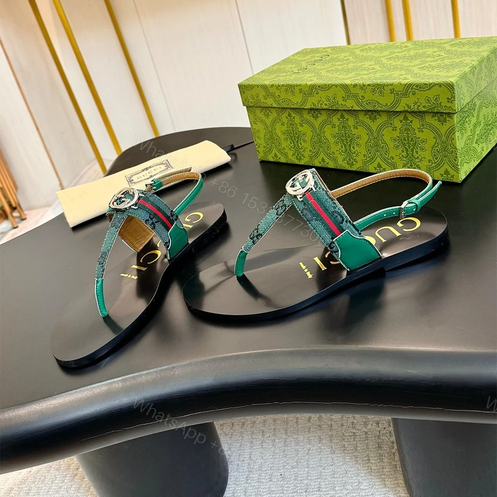 View 5 of GUCCI Women’s Interlocking G Web sandal 384816