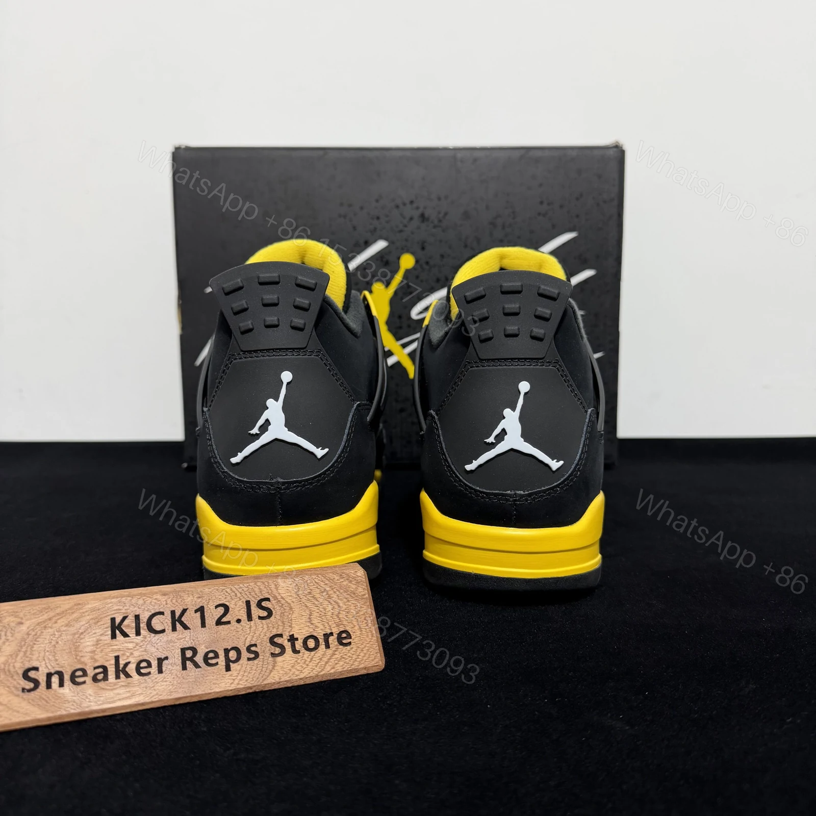View 6 of Air Jordan 4 Retro Yellow Thunder 2023 Reps