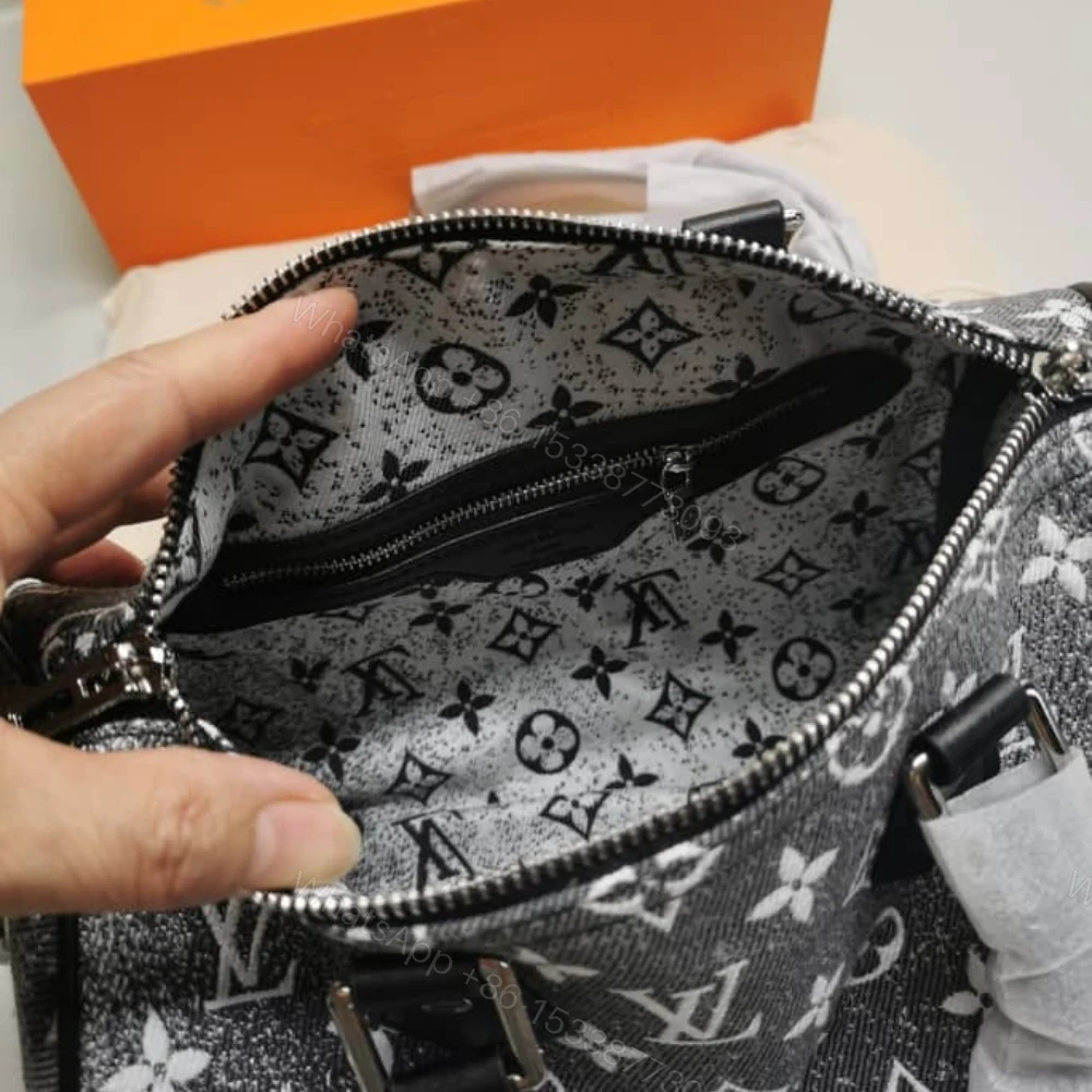 View 6 of Louis Vuitton Speedy Bandoulière 25 Grey 25Cm M21464