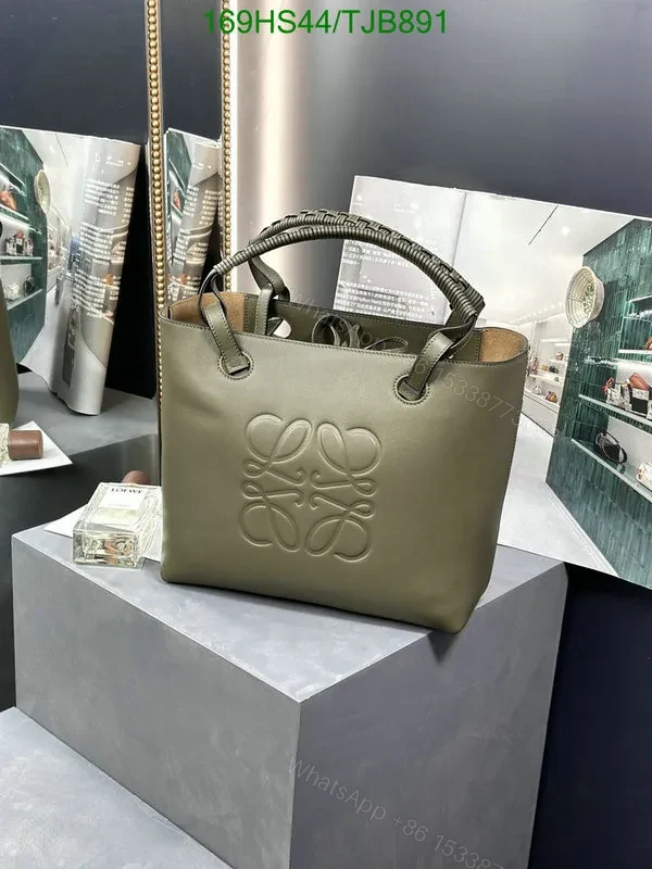 View 4 of Loewe Small Anagram Tote in Brown Classic Cowhide 011830