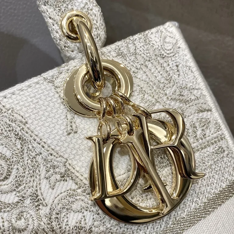View 9 of Textured Mini Dior Bag â€” Signature Shine, Day-to-Night Ready