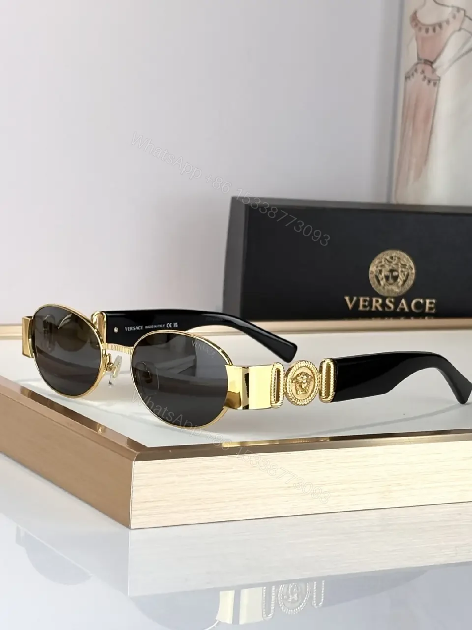 View 2 of Premium Sunglasses: Italian-Inspired Metal Frame, UV400 Lenses