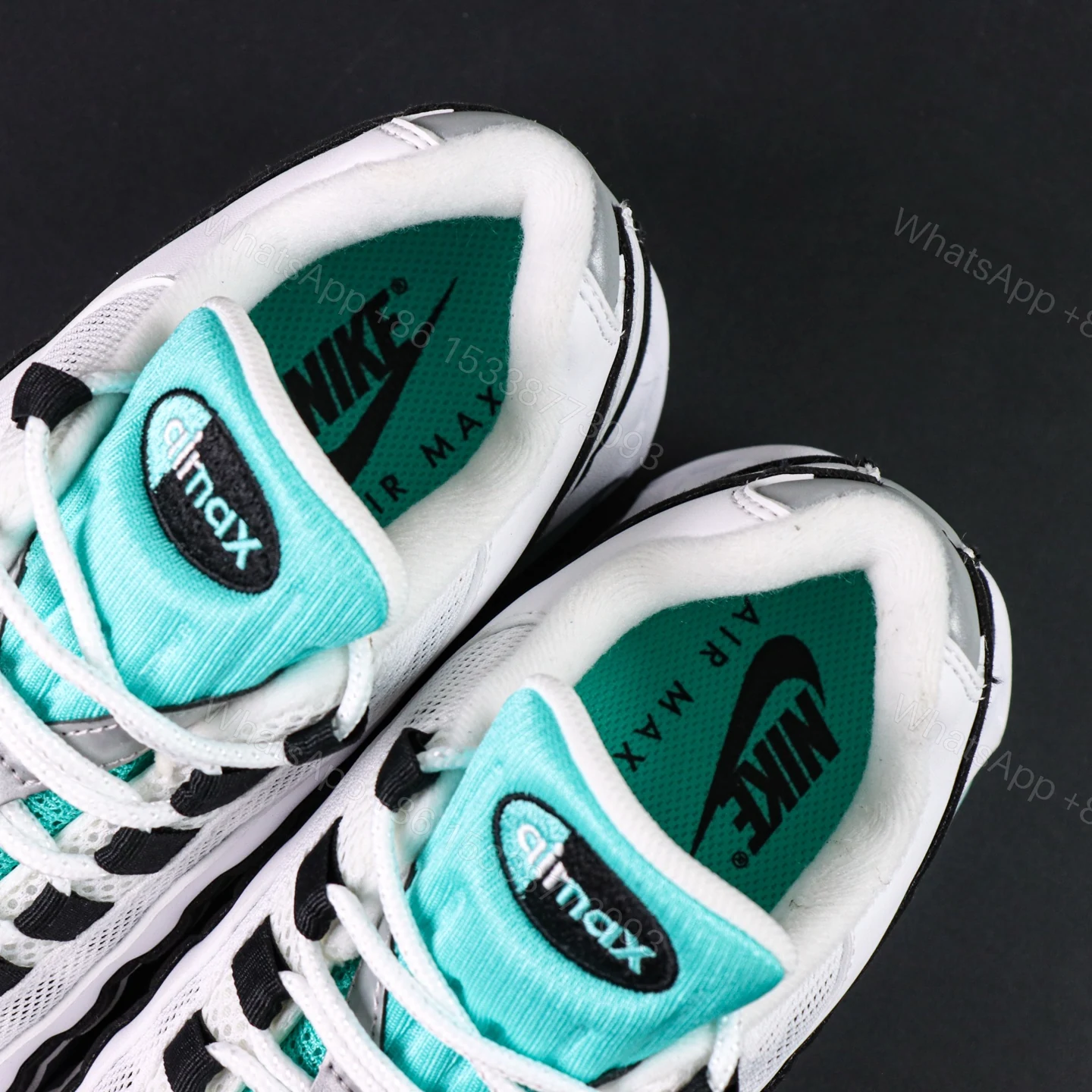 View 4 of Air Max 95 White Black Blue
