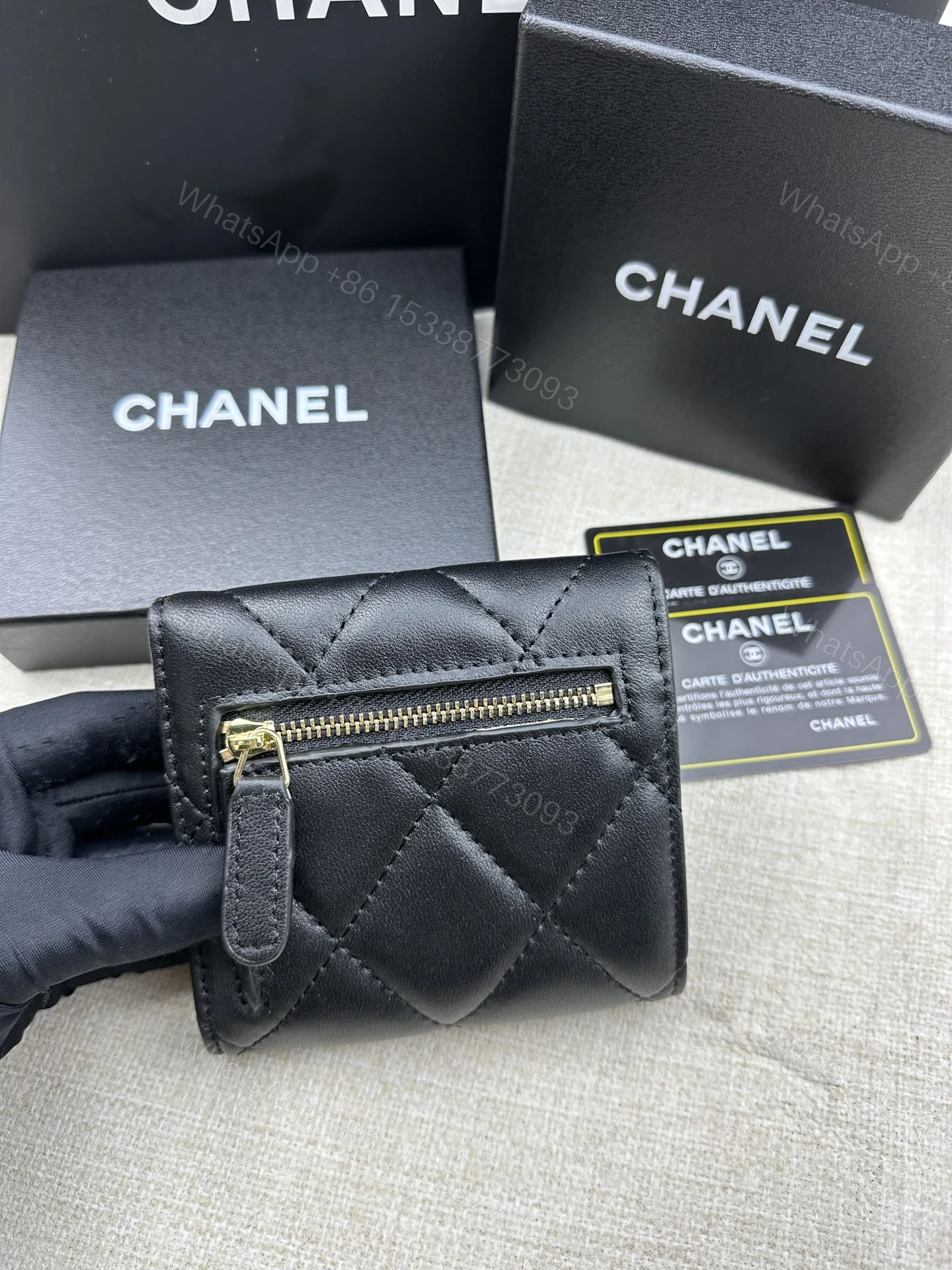 View 4 of Chanel 19 Small Flap Wallet