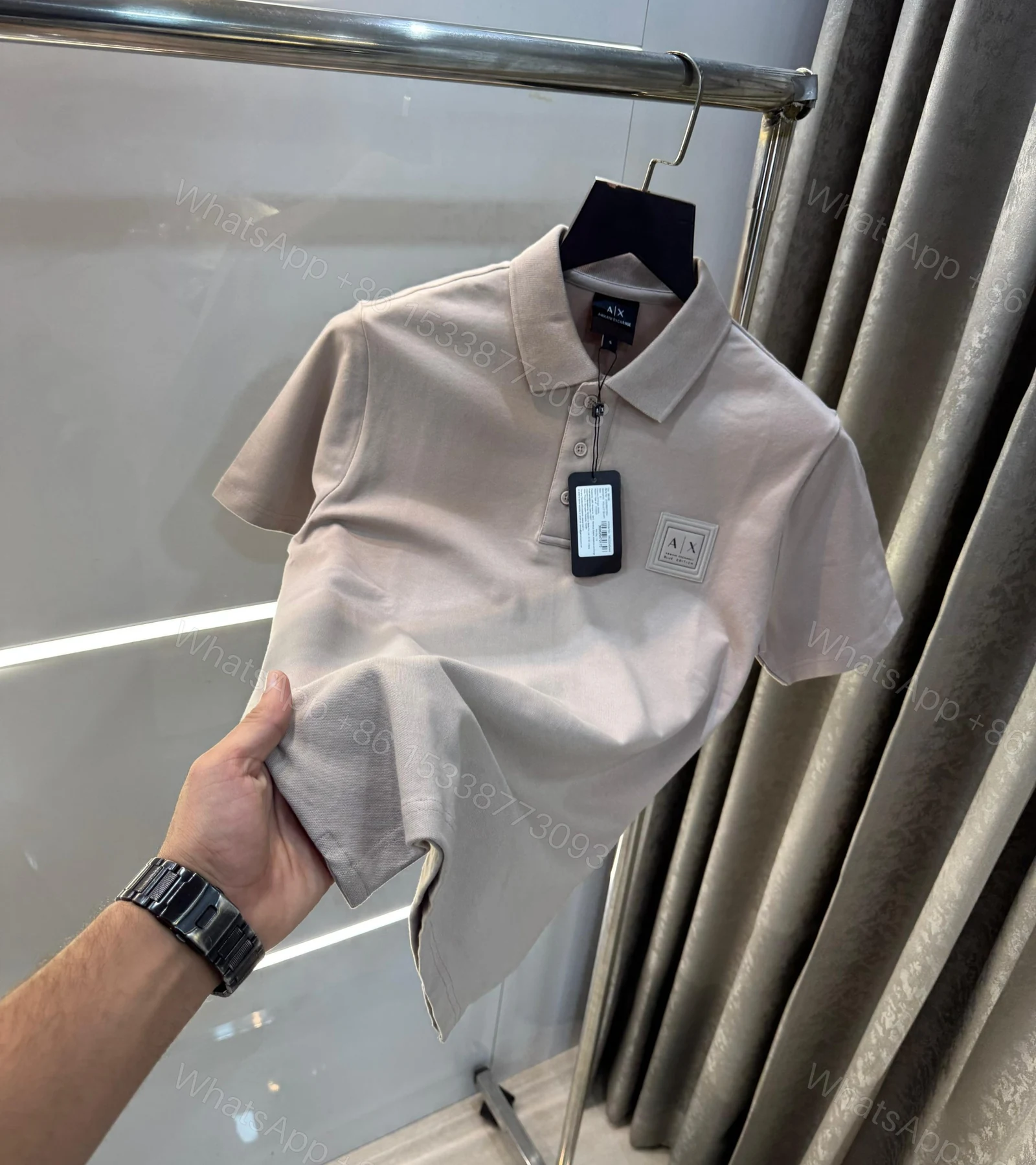View 5 of FIRST COPY Armani Exchange Imported Polo T-Shirts