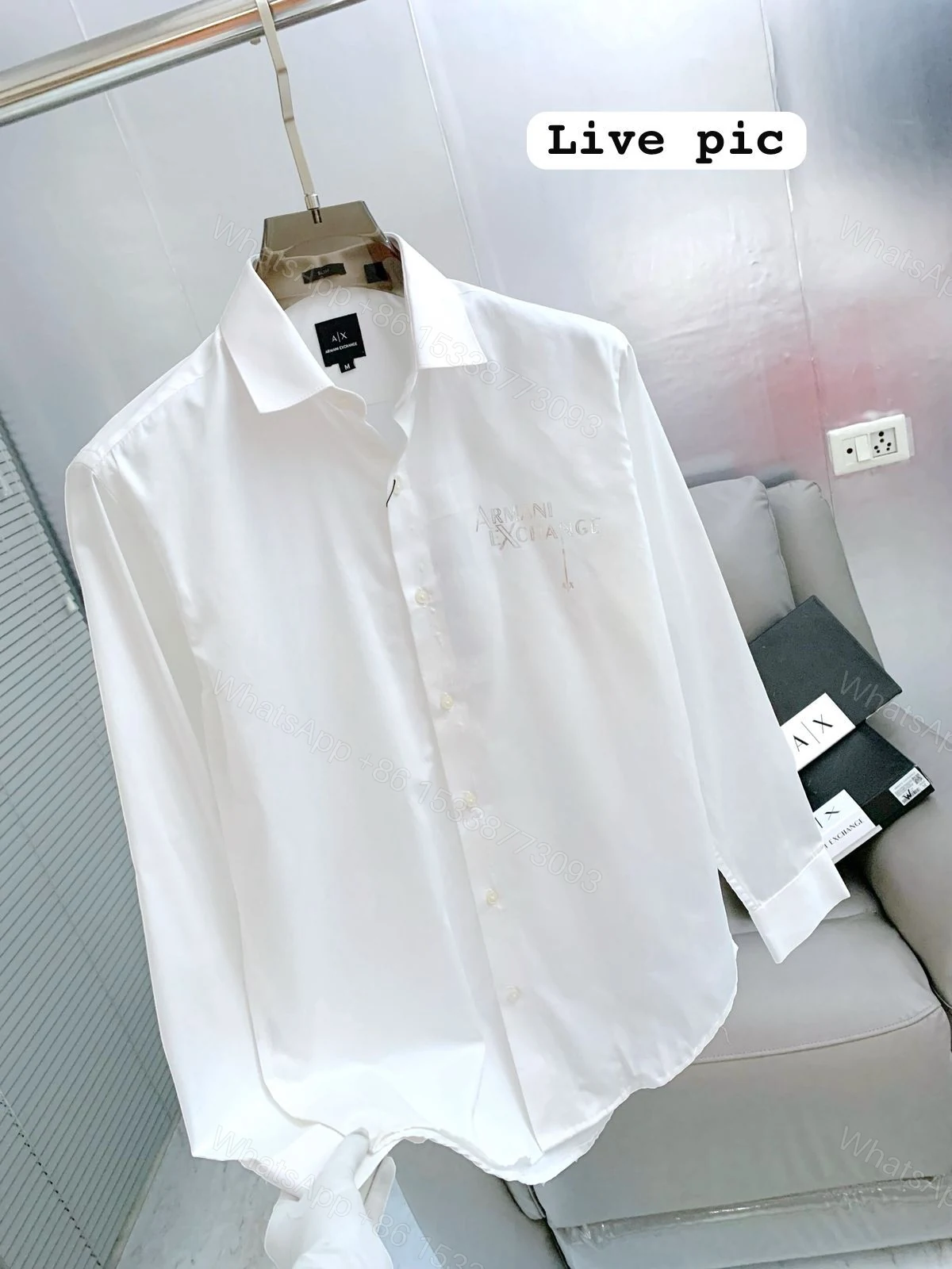 View 7 of FIRST COPY ARMANI EXCHANGE PREMIUM ORIGINAL 2026 SHIRT
