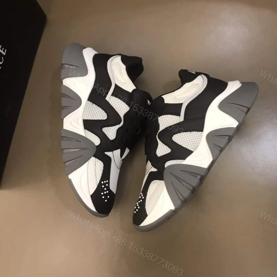 View 4 of VERSACE MULTICOLOURED CHUNKY SOLE SNEAKERS – VS36