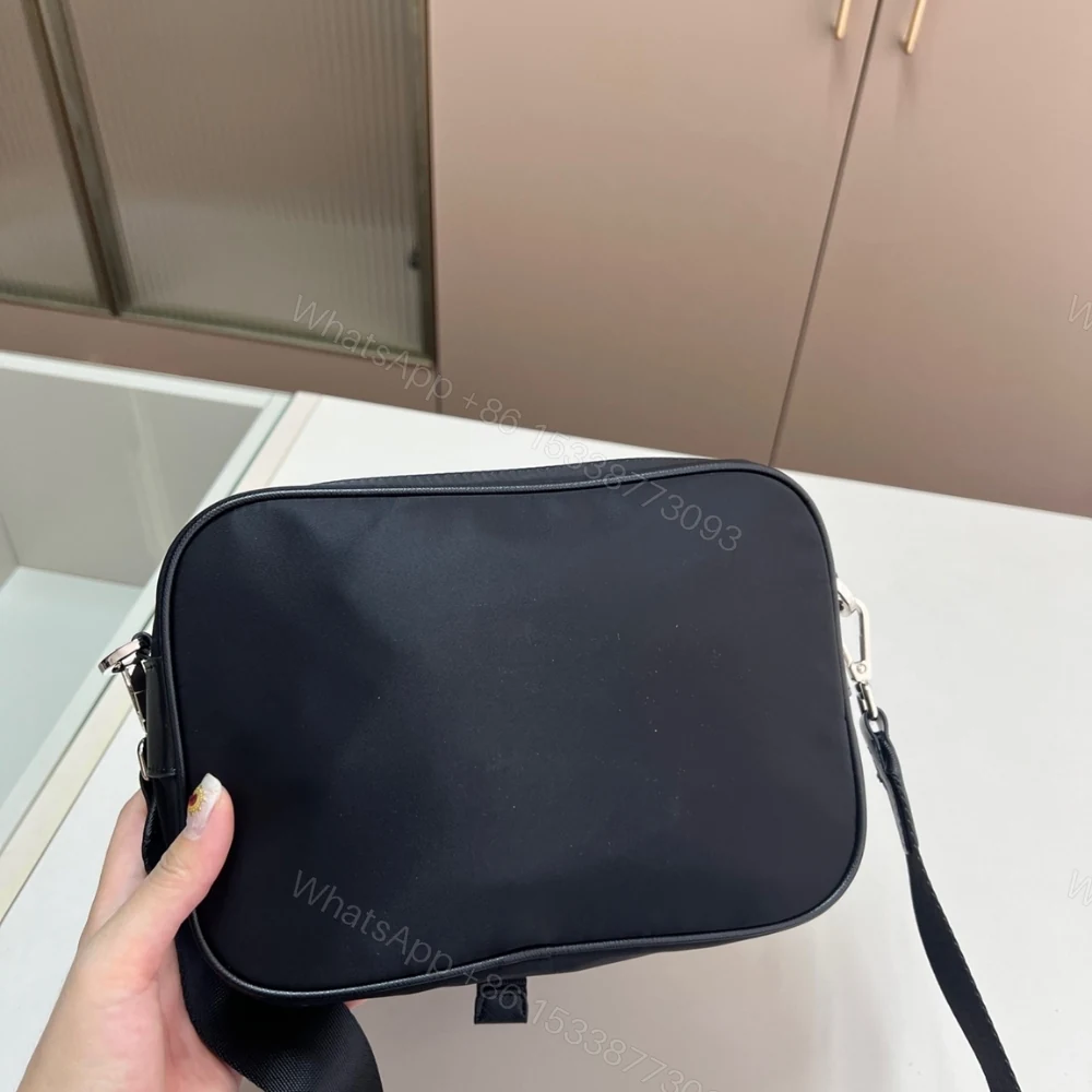 View 5 of Prada Re Nylon And Saffiano Shoulder Bag Black 24Cm