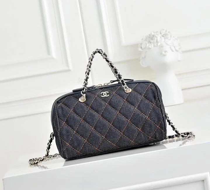 View 11 of Chanel Mini Boston Bowling Bag AP4474