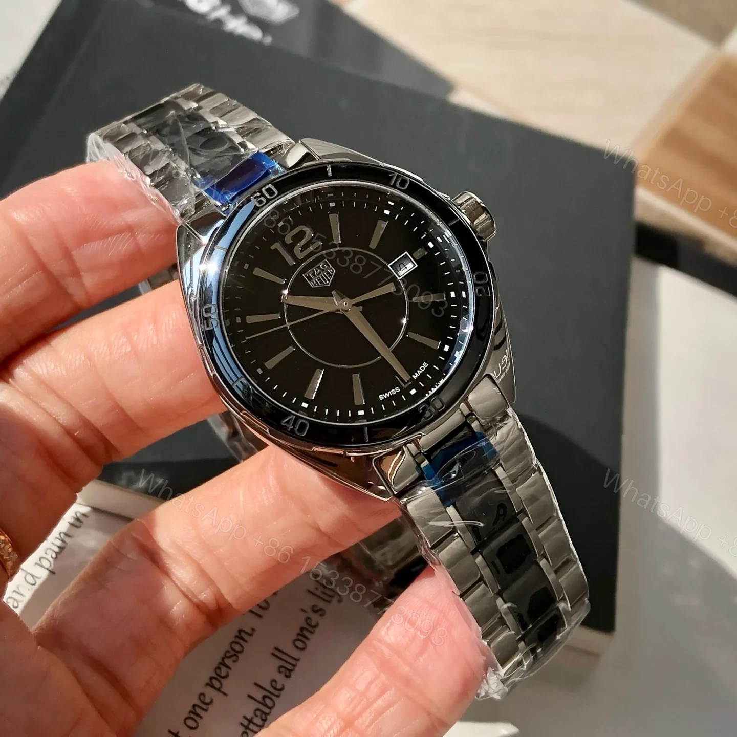 View 6 of TAG Heuer Carrera Women’s Ceramic Quartz Watch 35MM Black Ceramic Bracelet Premium Edition TAGHEUER-CARRERA-WM-CERAMIC-BLK-35
