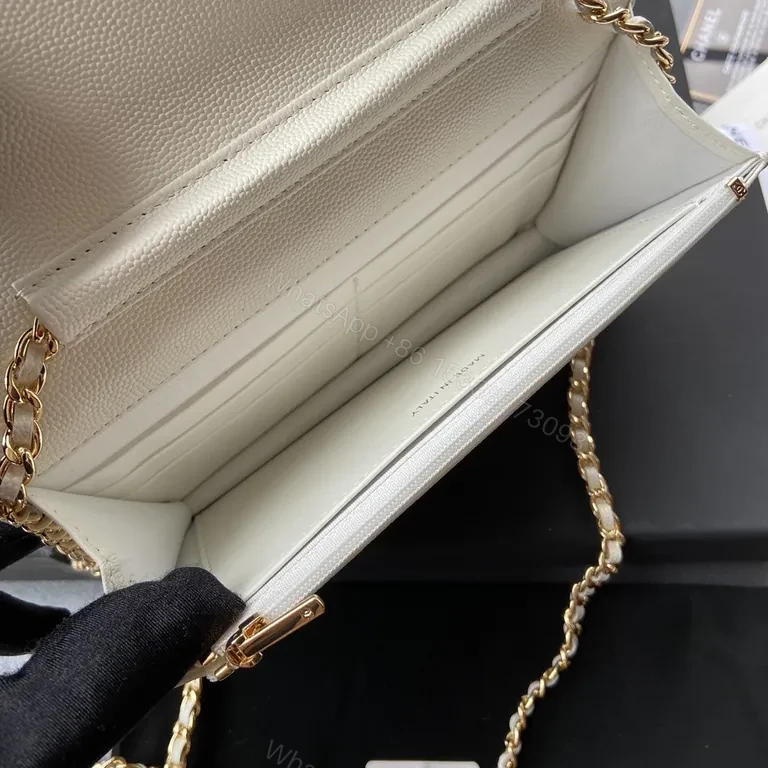 View 9 of Chic Quilted Crossbody: Gold-Chain Luxury Bag