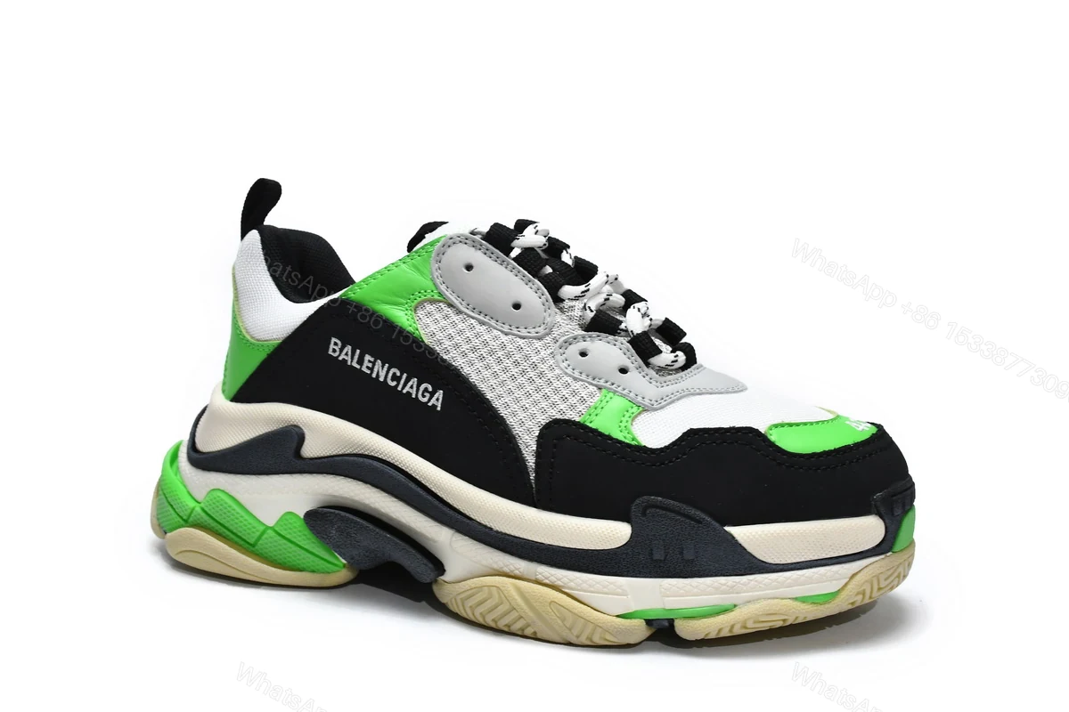 View 2 of Balenciaga Triple S Electronic Green 512178 W09T1 9000
