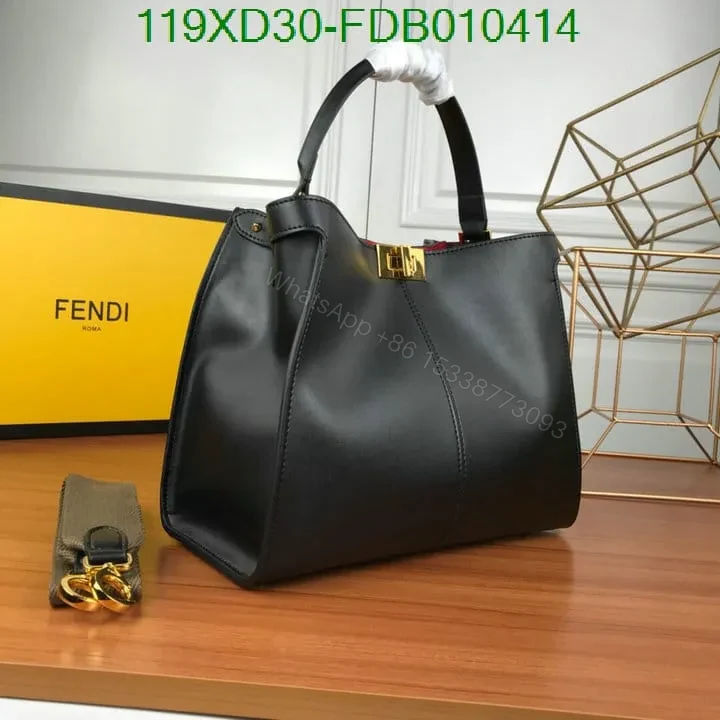 View 11 of Fendi Peekaboo X Lite Oversized Handbag KN55478