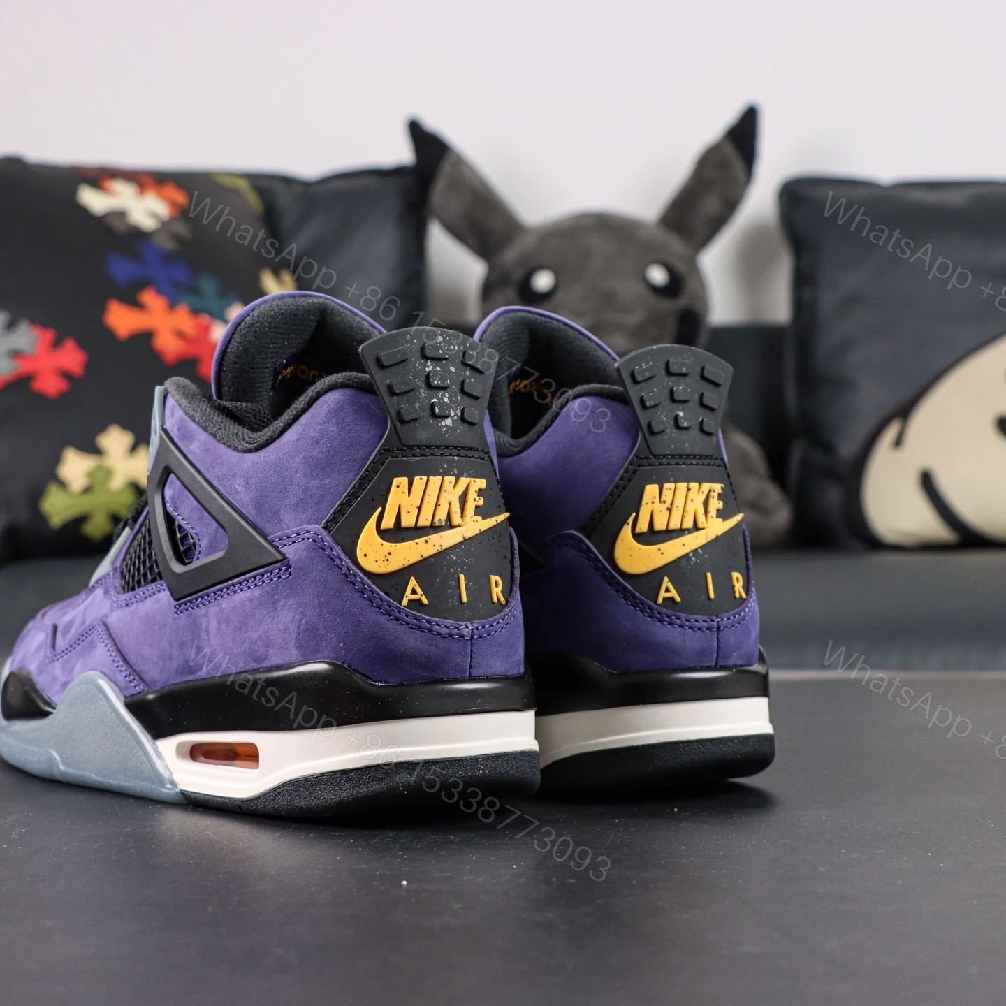 View 5 of Air Jordan 4 Lakers “Imperial Purple” Reps